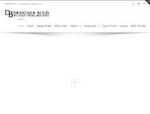 Tablet Screenshot of designerblvdaz.com